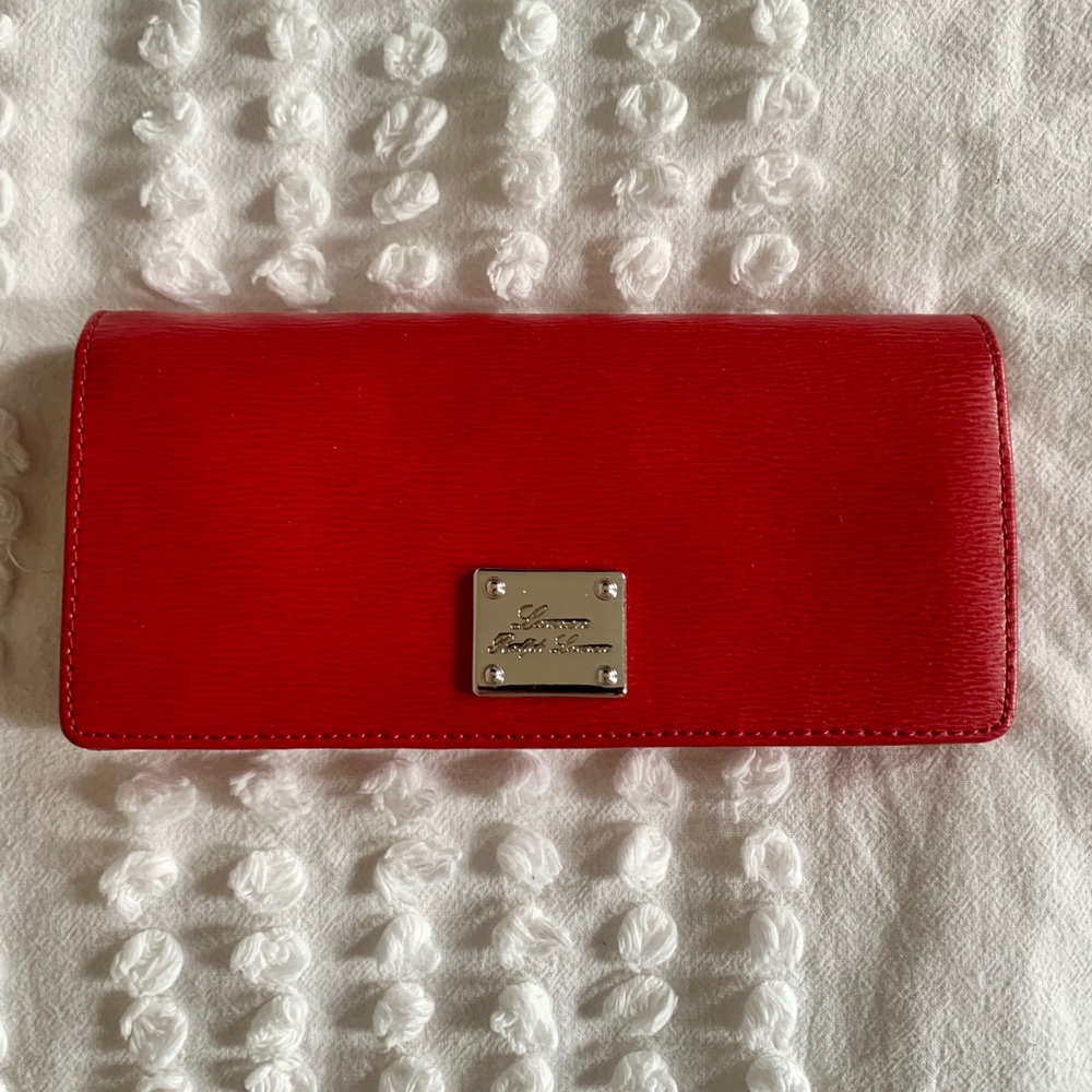 Red Lauren Ralph Lauren wallet NWT